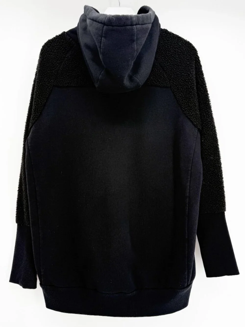Alo Yoga Enhance Sherpa Lined Hooded Jacket Black S